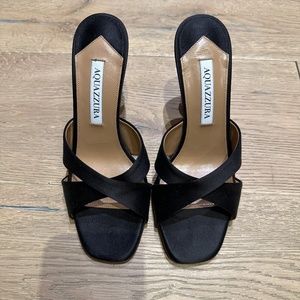 Aquazzura Yes Darling 95  Sandal, Black